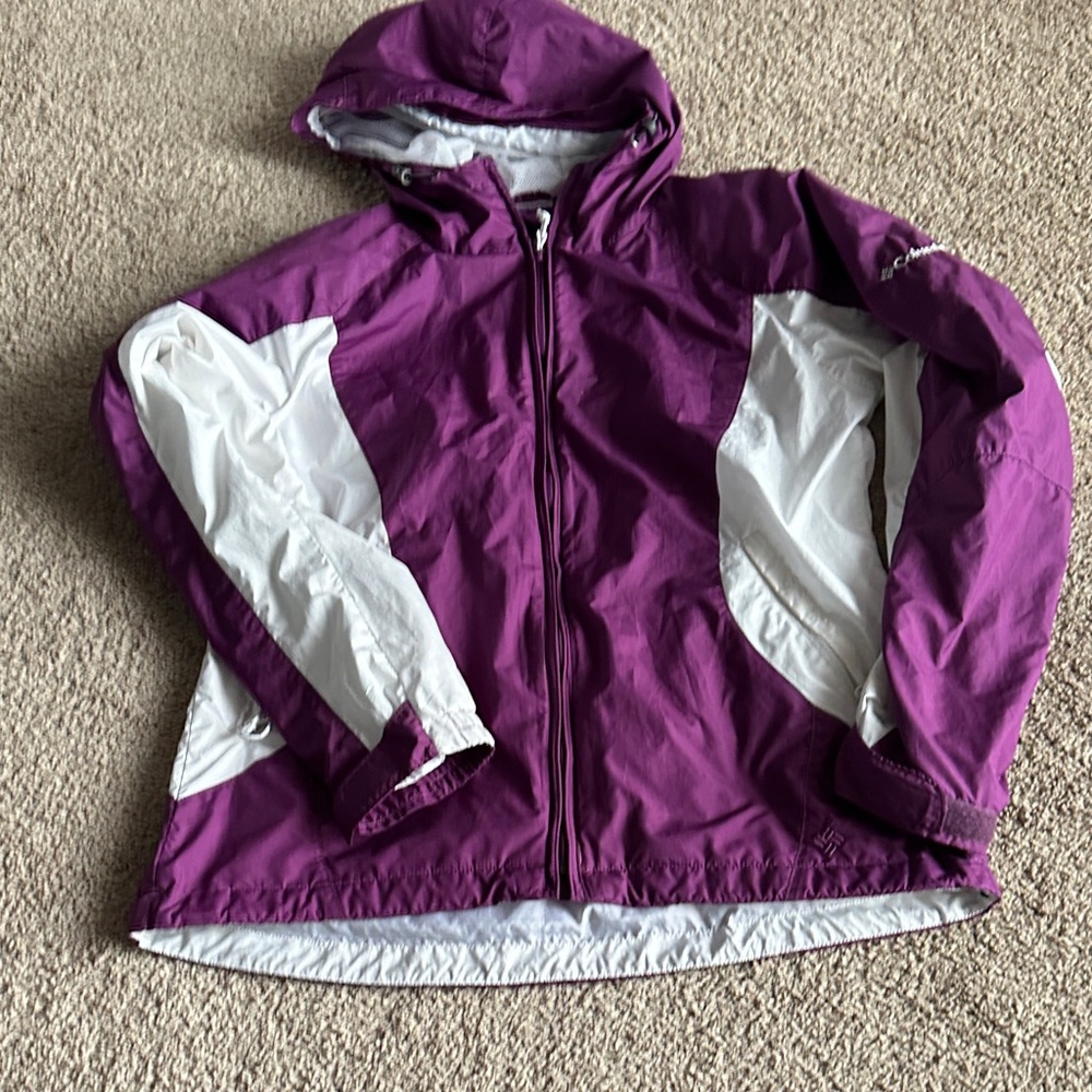 Columbia Women's Purple and White Ski Jacket